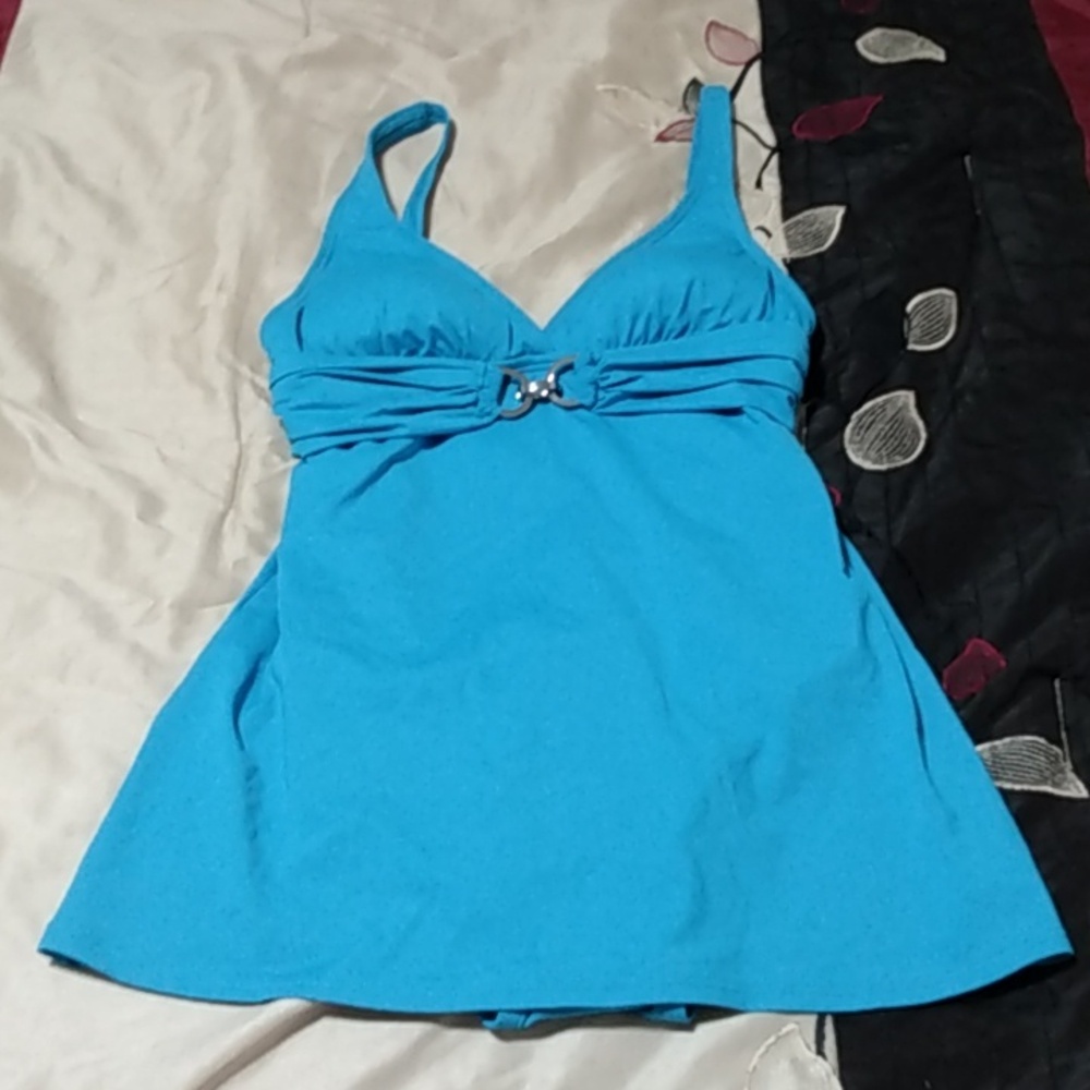 Michael Kors Blue One Piece Swimsuit